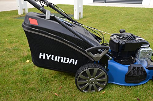 HYUNDAI Benzin-Rasenmäher LM4601G B&S (Selbstantrieb, Schnittbreite 46 cm, 1.9kW Briggs & Stratton Motor, 65L Fangkorb, Mulchfunktion, Benzin-Mäher) - 8