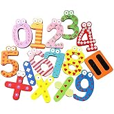 Syga Stencils Magnet Refrigerator Stickers Toys, Multicolour, 15 Letters