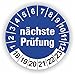 Produktbild 5-1.000 Stück Prüfplaketten Prüfetiketten Wartungsetiketten Prüfung Ø 30mm (30 Stück)