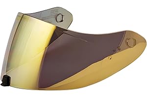 Guajiro - Visier kompatibel mit Scorpion EXO | R1 Evo Air | R1 Carbon Air | 1400 Evo Air | 1400 Carbon Air | 520 Evo Air | 391 | Pinlock-fähiger Polycarbonat-Bildschirm (Gold)