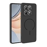 Aksesuarcim Xiaomi Mi 14T Pro ile Uyumlu Kılıfı Silikon M-Safe Şarj &Ouml;zellikli Kamera Lens Korumalı Mat Renkli İnce Kapak Meta