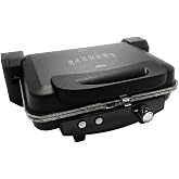 Any Morning OZ26TM03 &Ccedil;ıkarılabilir Plakalı Izgara ve Tost Makinesi 1800 Watt Siyah