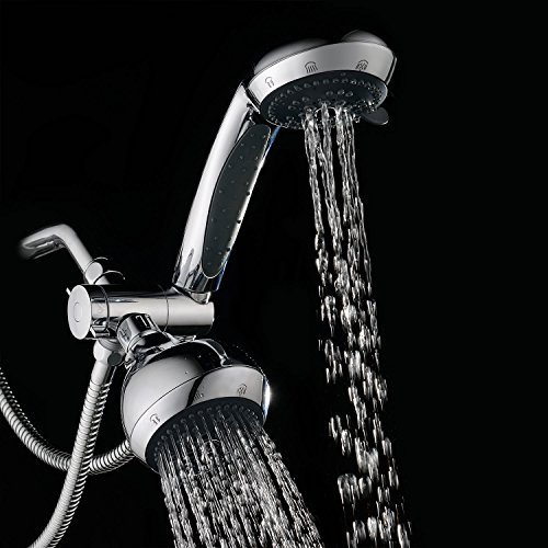 Lifewit Duschkopf mit 2m Schlauch Handbrause Duschbrause 25 Strahlarten Multifunktional Regenbrause Chrom - 7