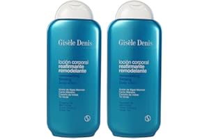 GISELE DENIS GISÈLE DENIS - Loción Corporal Reafirmante Remodelante, 2x400 ml, Crema de Cuerpo, con Aceite de Algas Marinas y Complejo Vegetal, Mejora Elasticidad y Tersura, Piel Firme y Suave