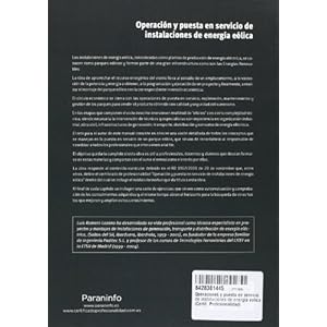 Operación y puesta en servicio de instalaciones de energía eólicas (Cp - Certificado Profesionalidad)