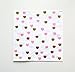 Produktbild 20 Herzige Papierservietten mit Pastell Rosa und Gold Glänzenden Herzen