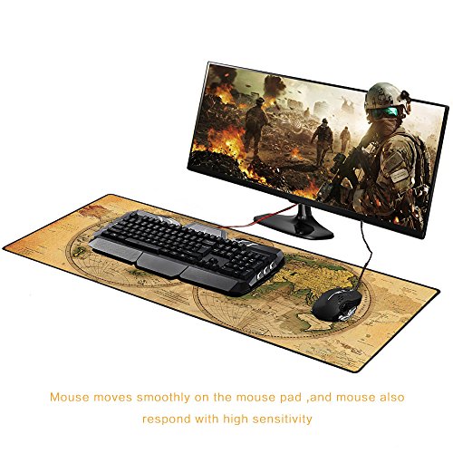Cmhoo Großes XXL-Mauspad / Maus- & Tastaturunterlage 90×40 Ball - 2