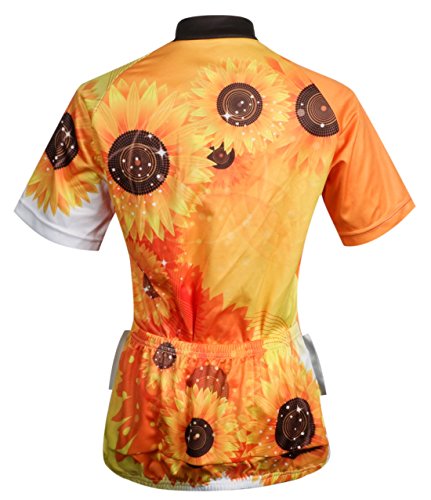 APTRO® Frauen Kurzarm Regular Fit Radtrikot Radshirt Bikeshirt Fahrrad Trikot 608 Größe XS-XXL - 2