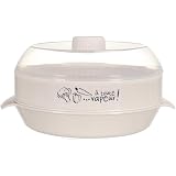 Tescoma 705010 Purity Microwave Vaporiera, Plastica, Bianco, Diametro 21  cm, Altezza 12.5 cm : Amazon.it: Casa e cucina