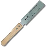 SUIZAN Japanese pull saw Ryoba 6 inch replaceable small hand saw flexible flush cut saw wood and soft mesh