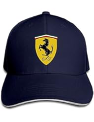yhsuk Ferrari Team Sandwich Peaked Hat/Cap Marina