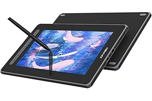 XP-PEN Artist 12 Gen2 Tableta Gráfica con Pantalla Completamente Laminada, Tableta Dibujo Digital con Lápiz con X3 Chip, Compatible con Windows, Mac OS X, Chrome OS, Linux y Android, Negro