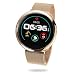 Produktbild MyKronoz ZeRound2 HR Elite Smartwatch mit Herzfrequenzmonitor, eingebautem Mikrofon und Lautsprecher – Pink Gold glänzend/Milanese Pink Gold Armband