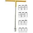 Inditrust DUMDAAR DM 13pc 1/2inch T handle Wrench Socket Set Hardware Car Boat Motorcycle Repairing Tools Kit
