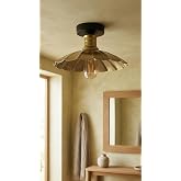Decodelight Metal Siyah Eskitme &Ccedil;i&ccedil;ek Model Tasarım Tekli Plafonyer Avize Aydınlatma Modelleri