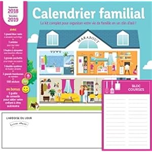 Calendrier familial 2018 - 2019 Livre en Ligne - Telecharger Ebook