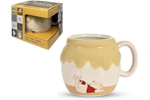 CARTOON Tazza in ceramica Winnie the Pooh Disney 3D modello mug 414 ml personaggio tridimensionale ciotola da colazione per bambini collezionabile