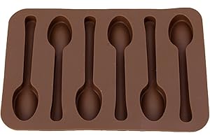 GUMEI Molde de Silicona para Hornear, diseño de Cuchara, Pastel de Chocolate, Galleta, Caramelo, Jalea, decoración