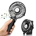 Produktbild ikalula USB Handheld Ventilator , tragbares USB Schreibtisch Faltendes 180° neigbar und schwenkbar Fan für Laptop Computer Desktop Büro und Outdoor Reisen - schwarz