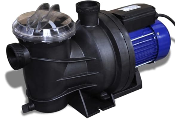 vidaXL Pompe Electrique de Piscine 800 W Bleu Pompe de Filtration Bassin