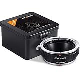 K&F Concept Adaptador para Montar Lentes Canon EF EF-S Mount a cuerpos de cámara Micro Cuatro Tercios (M4/3)