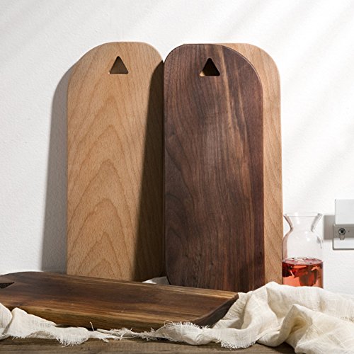 Schneidebrett Tranchierbrett 40*15*2cm aus Vollholz (B, Walnuss) - 5