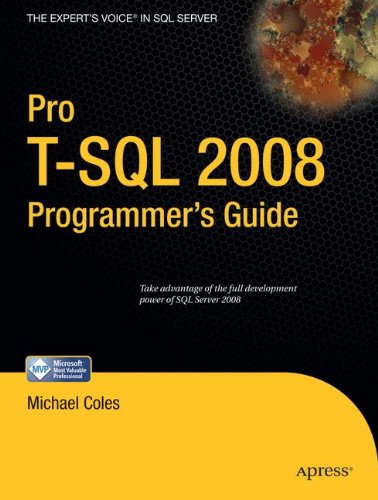 Download Pro T-SQL 2008 Programmer's Guide