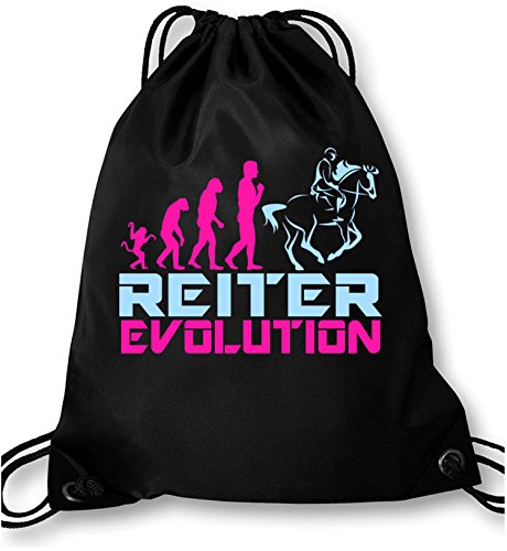 Preisvergleich Produktbild EZYshirt® Reiter Evolution Turnbeutel