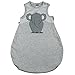 Produktbild Jacky Unisex Baby Sommer Schlafsack Elefant, Unwattiert, Alter: 12-24 Monate, Größe: 86/92, Farbe: Hellgrau meliert, 321702