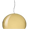 Kartell Small FL/Y Lampada da Soffitto, Oro, Diametro 38cm