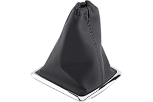 FICTORY Gear Stick Cover, Shift Knob Cover, Universal PU Leather Car Gear Stick Knob Cover Boot Shift Cover Compatible Focus 2005-2012