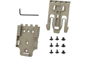 Gunyoo Kit di bloccaggio rapido, con base adattatore QLS19 e QLS22 Fibbia a sgancio rapido, per fondina da lavoro Quick Connect e accessori