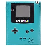 100% neu verpackte Produkt Retro Game Boy Color Handheld-Konsole Teal Portemonnaie Geldbörse