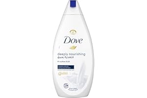 Dove Deeply Nourishing Bodywash for instantly Soft Skin 100% Gentle Cleanser and Sulphate free 500ML