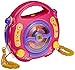 Produktbild Idena 6805340 - Kinder CD-Player Singalong mit 2 Mikrofonen und LED-Display, rosa
