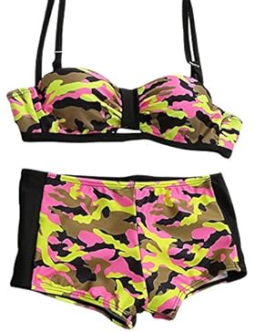 Genda 2Archer Estate Ragazza Beach Bow Graffiti Costumi da Bagno 2 Pezzi Bikini Costume da Bagno