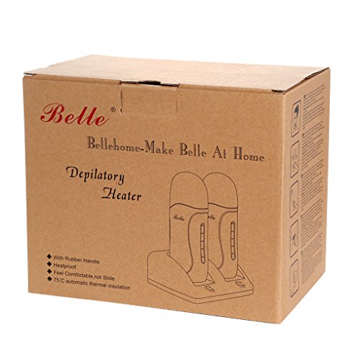 Wax Heater, Belle 400ml Wax Pot Hair Removal Hot Wax Warmer Waxing Kit Wax Melts Pot with Two Handheld Handles, a… - Image 4