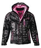 mTEX 10.000 Maier Sports Kinder Ski-Jacke Platine mTEX girl, black, 128, 310258