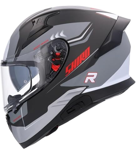 Shiro Katana Casco Integral – Gris Mate – Talla L (59/60) – Homologado 22.06 – Pantalla Ahumada Incluida