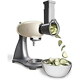 Smeg, Tritaverdure SMSG01 per Impastatrice, 4 Cilindri in Acciaio Inox, Sistema di Blocco/Sblocco, Presa di Sicurezza, Compat