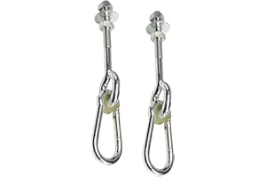 Ndier Crochet de Plafond, Crochets de Suspension, Vis de Fixation pour Balançoire, Béton Bois Ensembles, Yoga, Hamac, Chaise Accrochante, 150Kg - 150mm