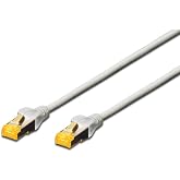 Digitus Professional Cat 6 a S-FTP optik ara bağlantı kablosu, LSZH, AWG 26/7, b&uuml;k&uuml;lm&uuml;ş &ccedil;ift 15 m Gri 4016032327677
