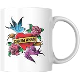 Canım Anam Baskılı Kupa Bardak Hediyelik &Ccedil;ay Kahve Kupası