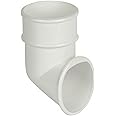 FLOPLAST 68mm Round Gutter Pipe Shoe - White