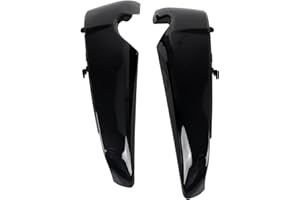 XMMT Gloss Black L&R Radiator Side Covers Shrouds For Harley V-Rod VRSCAW Anniversary VRSCAW 2001-2022