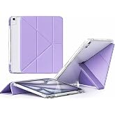 Coverzone ​​iPad Air 4.Nesil - 5.Nesil İle Uyumlu Kalem B&ouml;lmeli, Ayrılabilen Kolay Tak &Ccedil;ıkar, 6 Farklı Duruş Pozisyonu, K&ouml;şe 