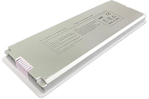 HUBEI A1181 Laptop Battery Replacement for Apple 13" MacBook A1185 (Mid/Late 2006, Mid/Late 2007, Early/Late 2008, Early/Mid 2009) MA254 MA255 MB402 MA566 MA561 MA699 MA700 MB061 MB062 MB402(10.8v 5600mAh)