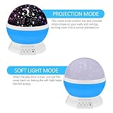 Esonstyle New Generation 360 Grad Romantische Stimmung Stern-Nachtlicht -Lampen-Raum Rotierende Nachttischlampe für Baby-Kinderzimmer Schlafzimmer Kinderzimmer Kinderzimmer - 5