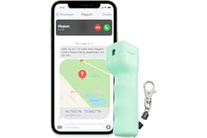 ‎PLEGIUM Plegium Smart Mini Tierabwehr-Spray zur Selbstverteidigung. 3-in-1, kostenlose Nachrichten & Notrufe. Schlüsselbund mit magnetischem Schnellverschluss. 3 Meter Reichweite. In Geschenkbox verpackt.