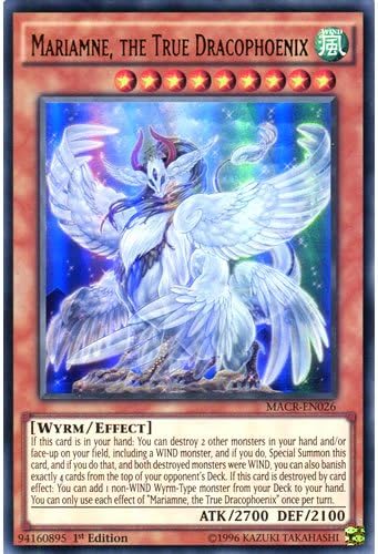 MACR-EN026 1st Ed Mariamne, the True Dracophoenix Ultra Rare Card Maximum Crisis Yu-Gi-Oh Single Card